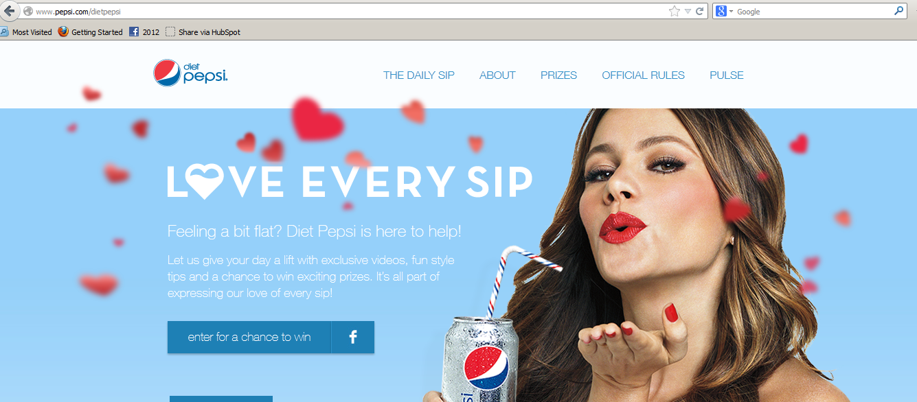 Diet Pepsi VDAY