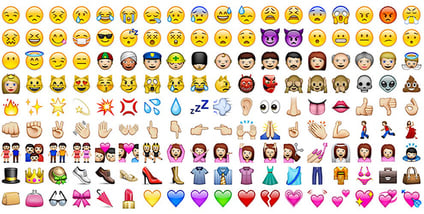 emojis, language, branding